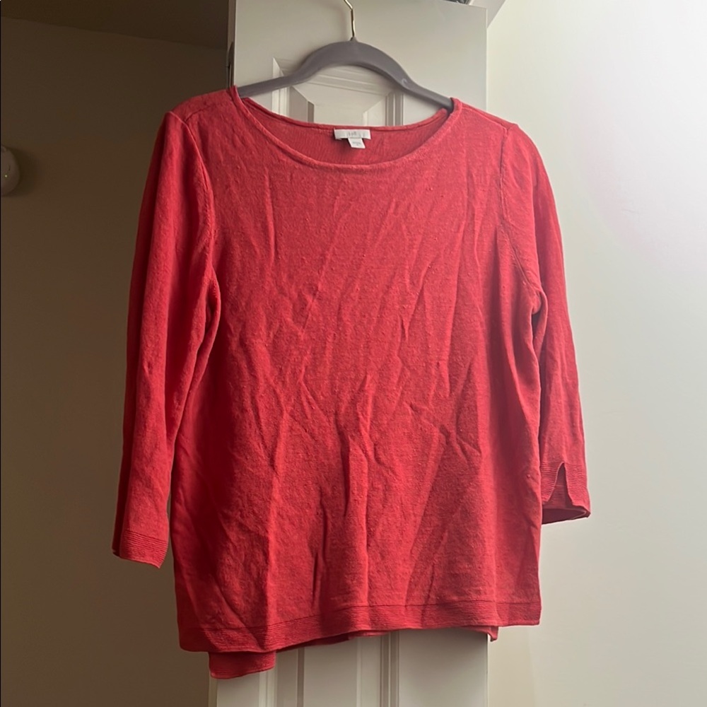 Red Lightweight Sweater Top